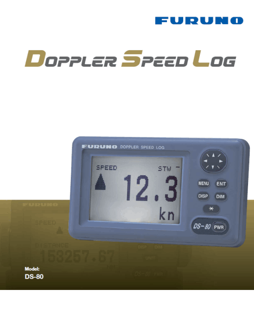 Doppler Speed Log, DS-80